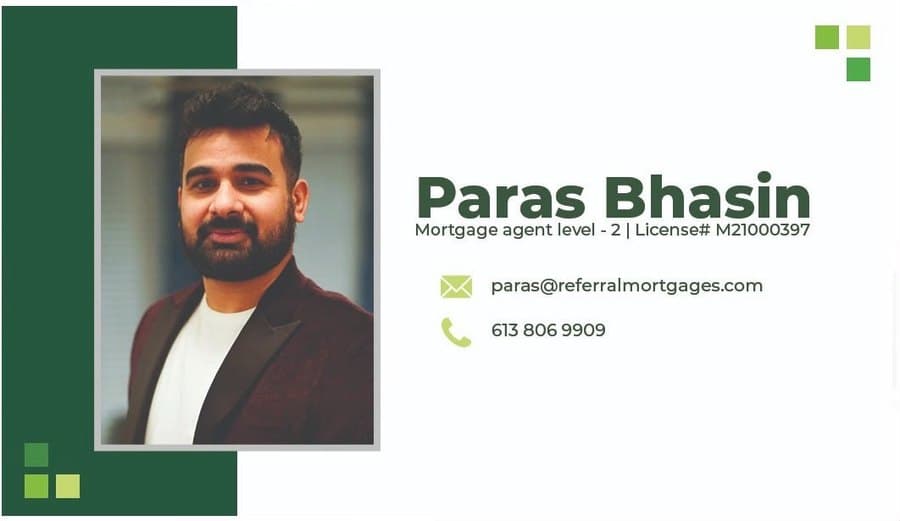 Paras Bhasin — Mortgage Agent